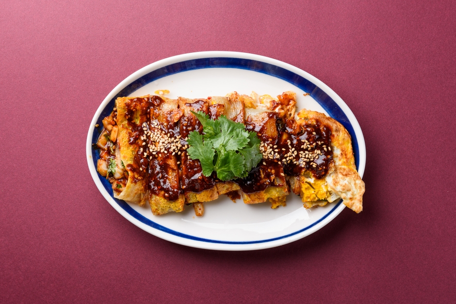 中国屋台料理の焼き冷麺 520円(税抜)