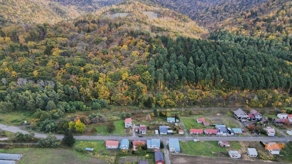 芦別岳を望む約138坪の広大な敷地