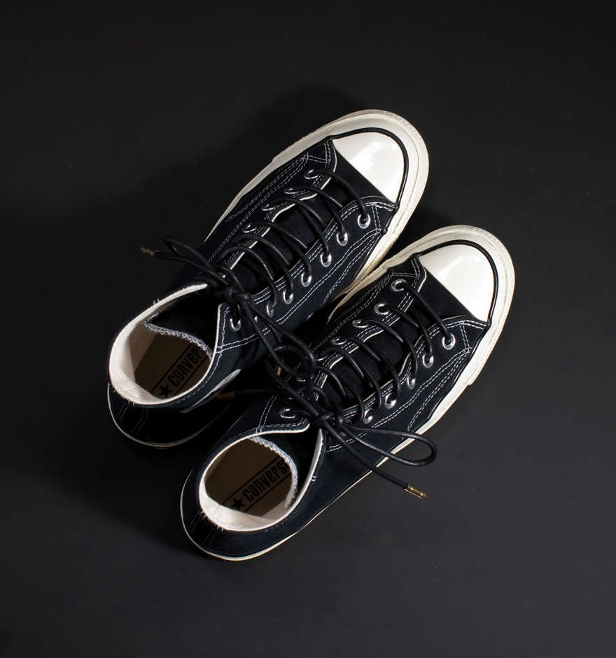WAX' SHOELACE ROUND BLACK