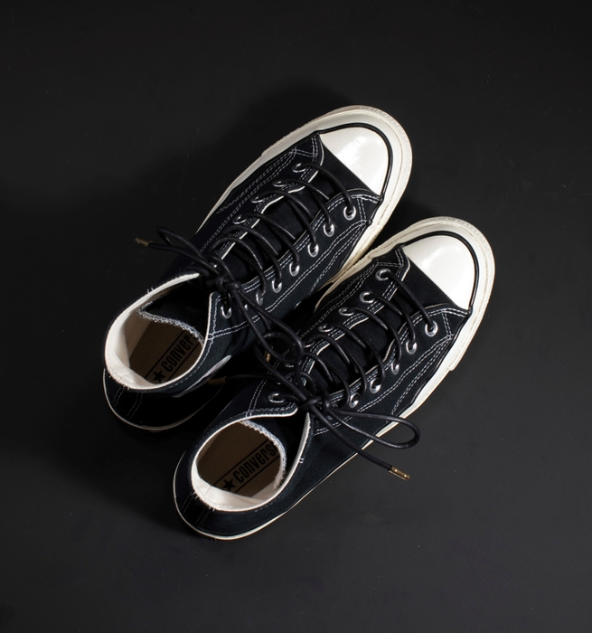 WAX' SHOELACE ROUND BLACK