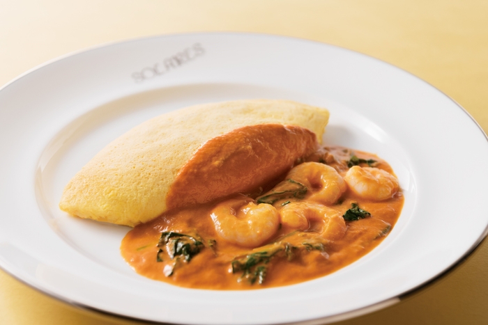 アメリケーヌソース×巻き込み卵