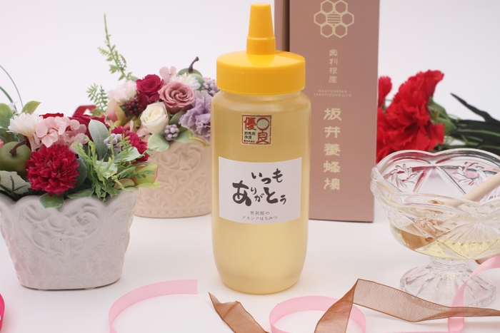 いつもありがとうラベル アカシア蜂蜜