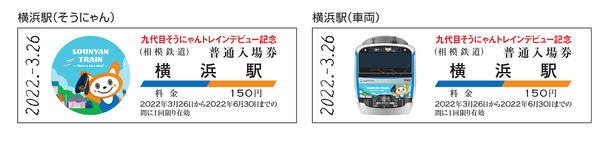 「D型硬券普通入場券」（イメージ）