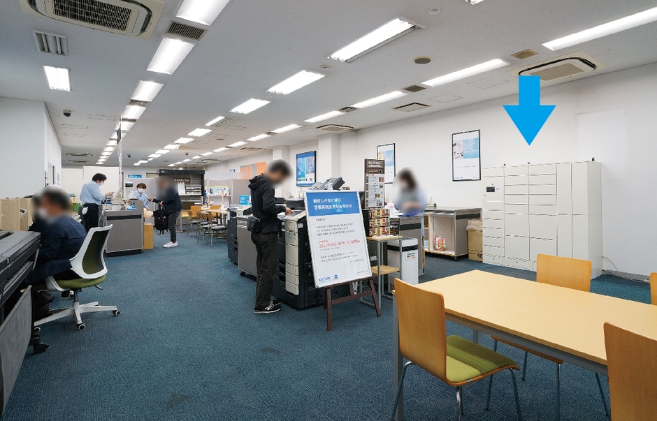 横浜駅西口店 店内の設置模様