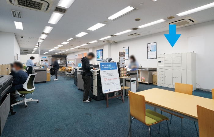 横浜駅西口店　店内の設置模様