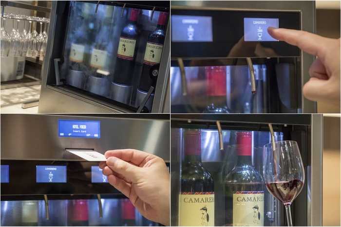 ホテルフォルツァ大分 ワインサーバー運用イメージ