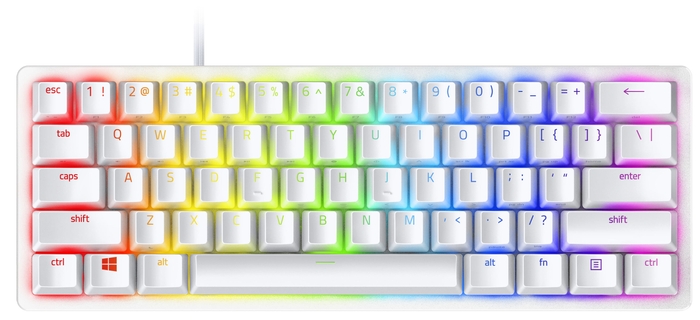 Huntsman Mini 英語配列・マーキュリーホワイト