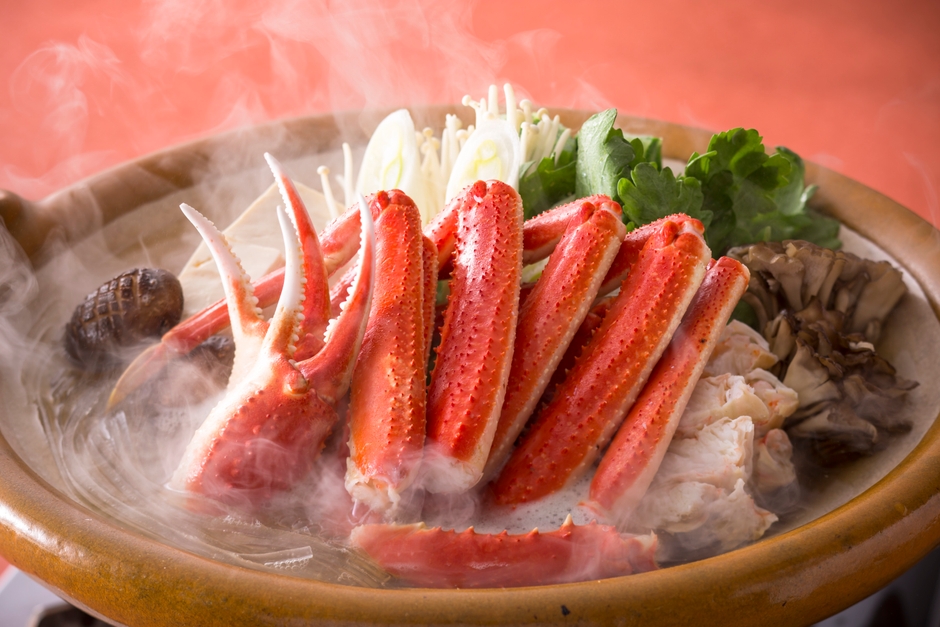 兵庫県産松葉蟹尽くしコース