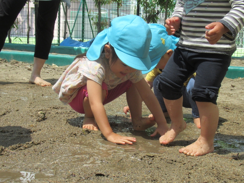 令和7年度（2025年度）「どろんこあそび」の様子