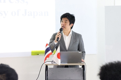 在タイ王国日本大使館一等書記官 谷村 隆昌 氏の挨拶