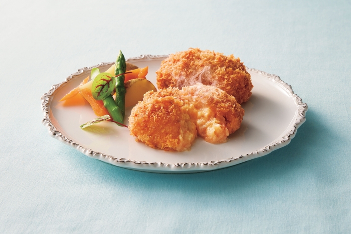 おやじダイニング「濃厚甘エビクリームコロッケ」