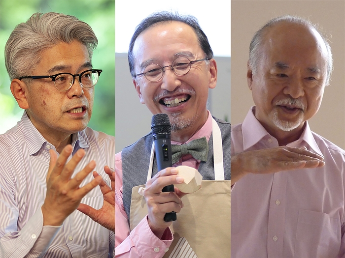 森のトークイベント・登壇者(左:上野、中央:伊藤、右:佃)