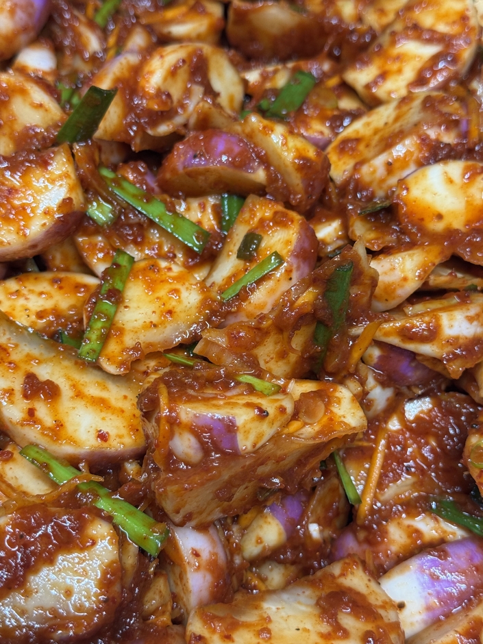 アヤメカブのキムチ