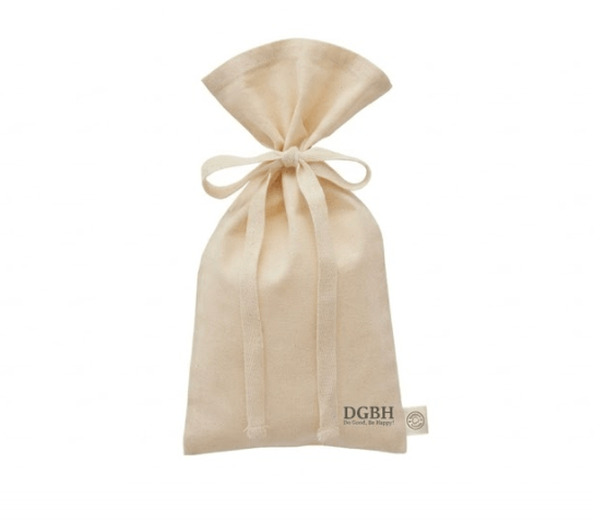 DGBHオリジナル　オーガニックコットン ラッピング巾着 S