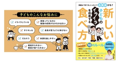 5,000人の食事指導をした栄養カウンセラーが教える  思春期の心身をととのえる10のルール『子どものイライラを改善する新しい食べ方』 8/20発売