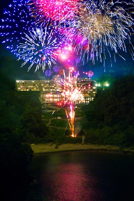 堂ヶ島ニュー銀水の花火