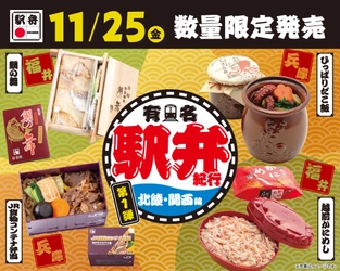 各地の駅弁を集めた「有名駅弁紀行」を開催！ ～3日間を通して、各地の味を津々浦々！～