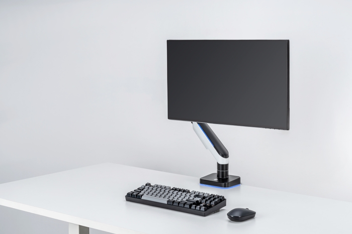 (ゲーミングモニターアーム設置イメージ)