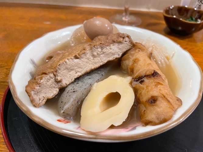  鯛出汁おでん盛り合わせ　