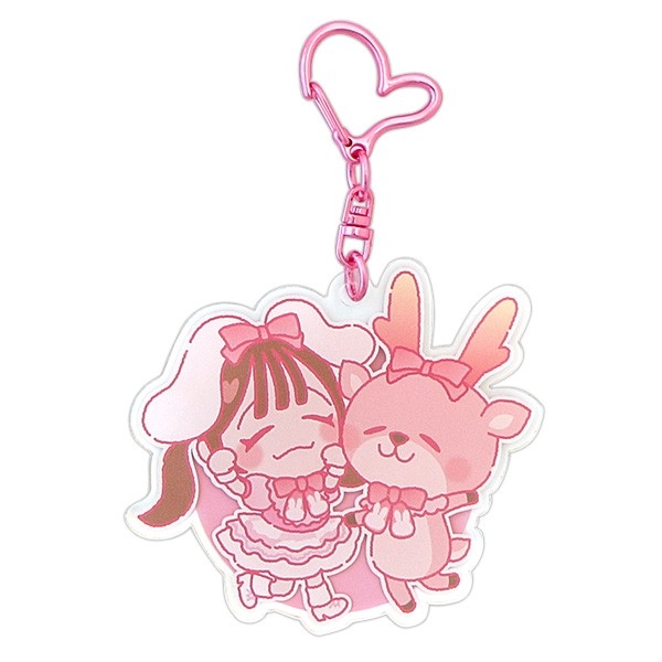 もえあず×イワシカ アクリルキーホルダー（表）