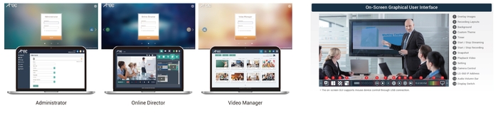 専用Web UIから遠隔操作が可能