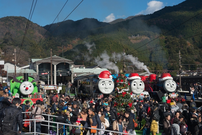 千頭駅でのトーマスフェア