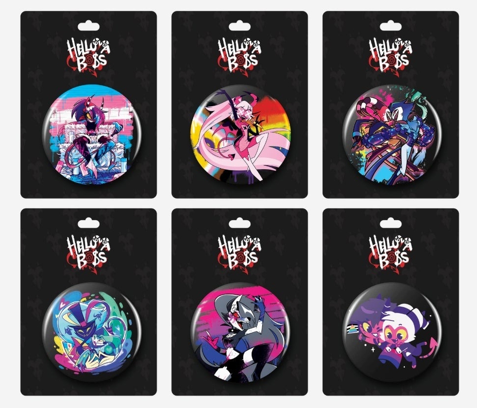 HELLUVA BOSS 缶バッジ（全6種）