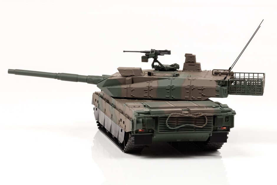 10式戦車：左後(砲塔可動)