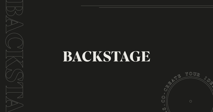BACKSTAGE ロゴ