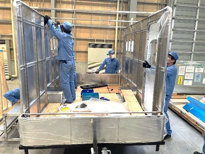 トラベルトレーラーフレーム製作2