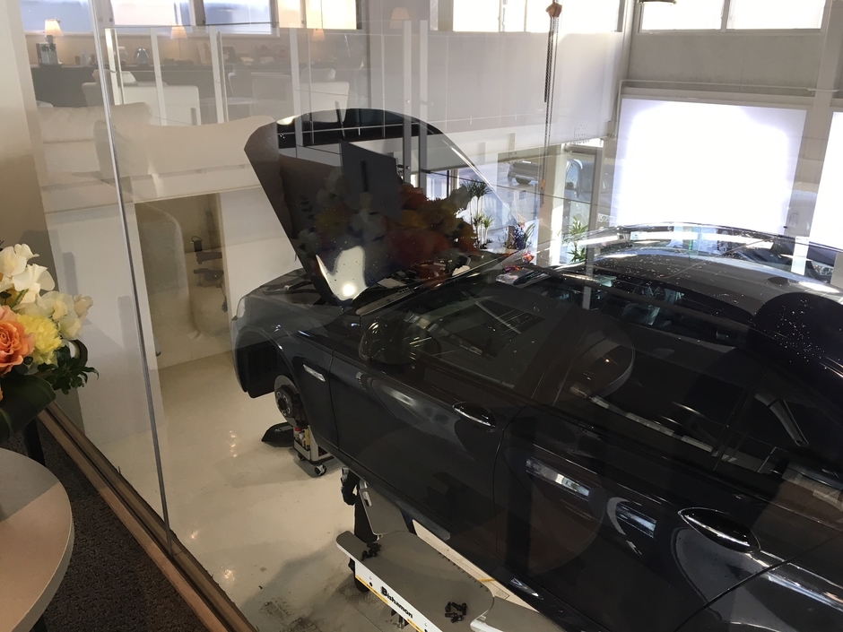 整備風景が見られます