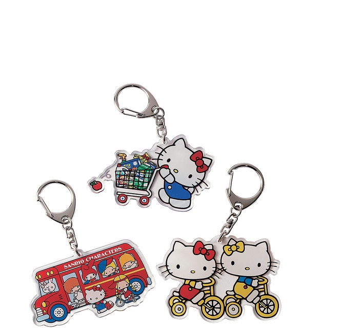 【SANRIO CHARACTERS レトロ POP UP SHOP】アクリルキーホルダー各種　(C)2025 SANRIO CO.,LTD.APPROVAL NO.L660814