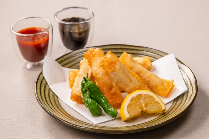 かじきの一口春巻き 2つのソースで