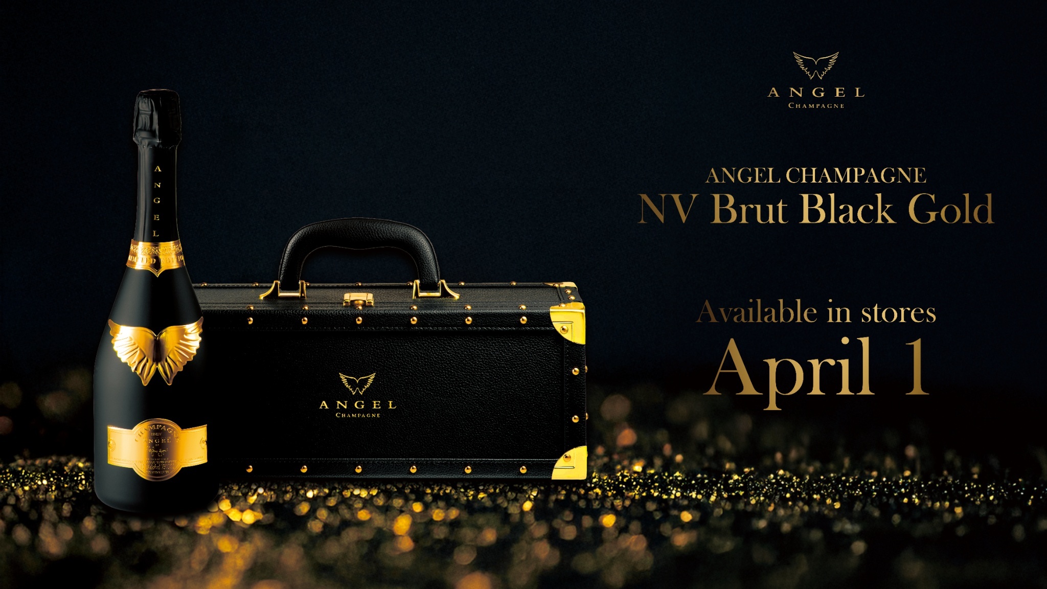 ANGEL CHAMPAGNE NV Brut Black Gold