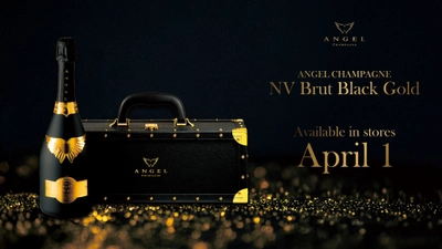 ラグジュアリーシャンパーニュ“ANGEL CHAMPAGNE” ブランドの原点『ANGEL CHAMPAGNE NV Brut Black』に 新色『ANGEL CHAMPAGNE NV Brut Black Gold』登場！