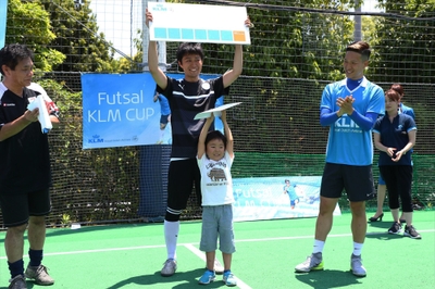 フットサル KLM CUP　表彰式風景