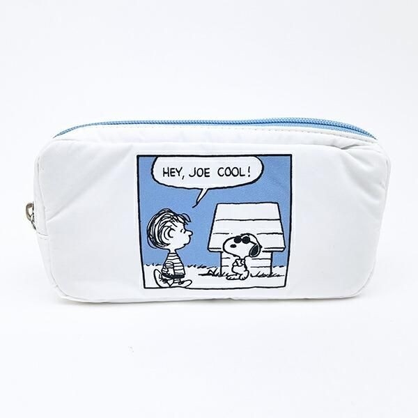 スヌーピーのコミック柄ポーチ