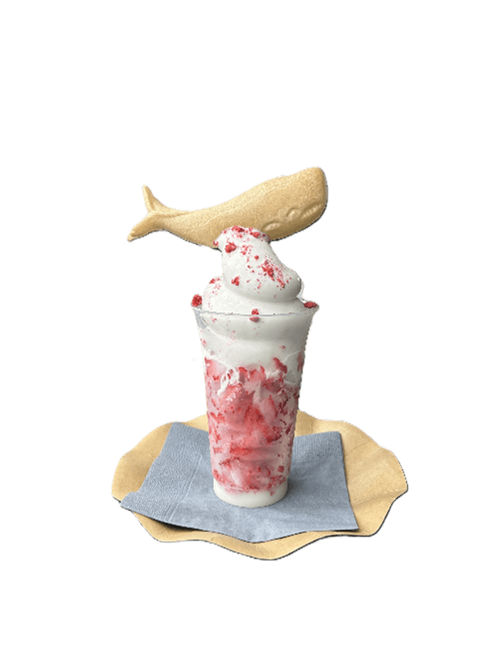 南房総産　削りいちごソフト