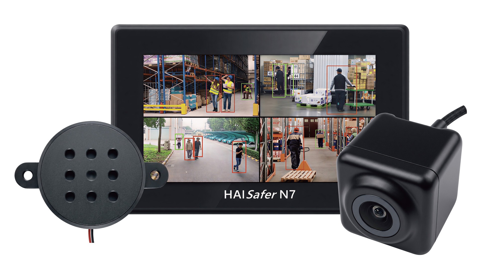 フォークリフトによる対人事故防止を実現
AI警報システム「HAISafer N7」新発売