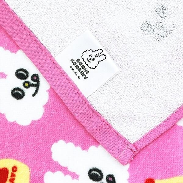 バニーコンビニのフェイスタオル