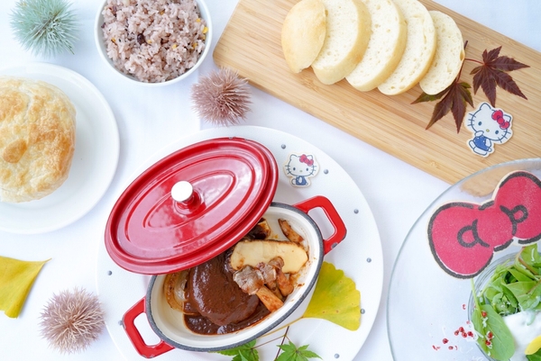 ▲秋の味覚が詰まったヴィーガン料理のパーティーメニュー