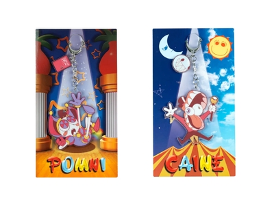 <アメイジングデジタルサーカス キーホルダー(ポムニ/ケイン)商品画像>