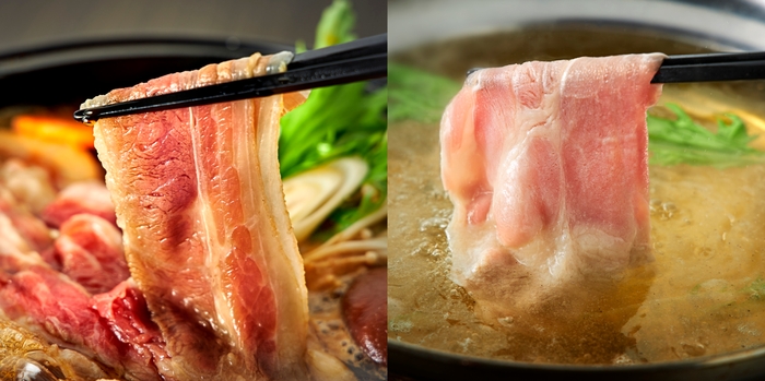 牛・豚すき焼き&しゃぶしゃぶ食べ放題イメージ