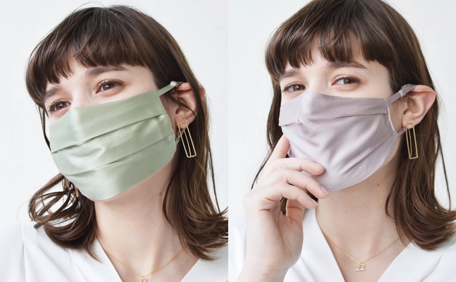 肌に優しいシルク製マスク「CELEB MASK(R)」新色ピスタチオ登場 　2月の発売後すぐに完売したラベンダーグレーも再販開始