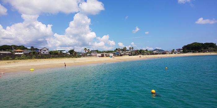 静かな内海はスイム練習にピッタリ