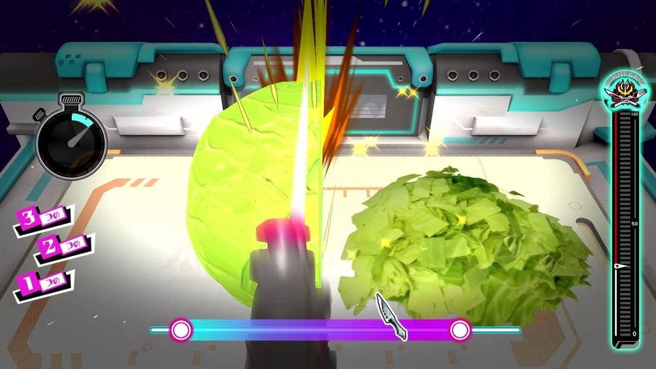 キャベツを千切りする