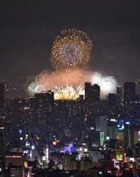 「ハルカス300（展望台）」で鑑賞する大阪２大花火大会 『教祖祭ＰＬ花火芸術(8/1)』『なにわ淀川花火大会(8/4)』 開催日に特別営業実施  