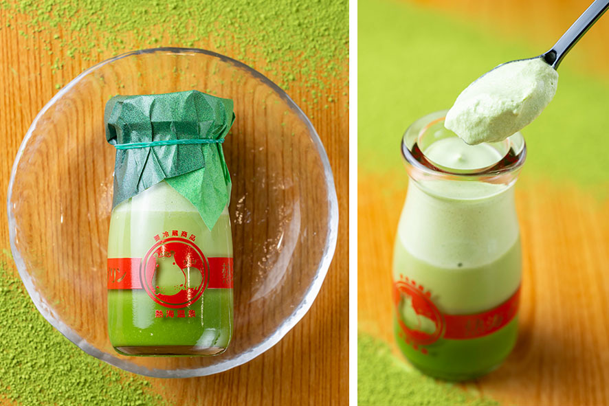 むっちゃ抹茶プリン 500円