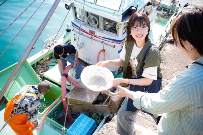 伝統漁法 しらす漁体験