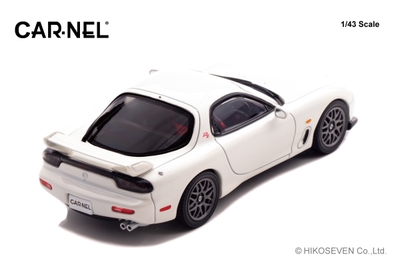 1/43 マツダ RX-7 Type RZ (FD3S) 2000 Snow White Pearl Mica:右後